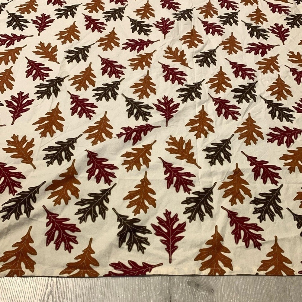 Fall autumn September Leaf Pattern Maple Foliage Nature Multicolor‎ tablecloth